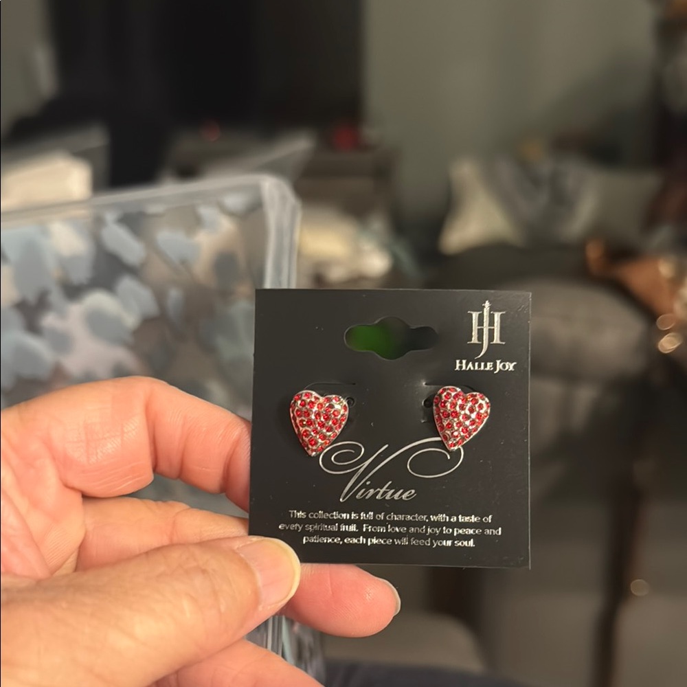 Red Heart Earrings